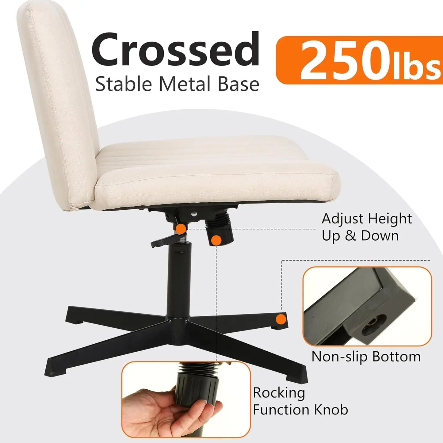 Criss-Cross Swivel Chair – Comfort &amp; Focus in One Seat