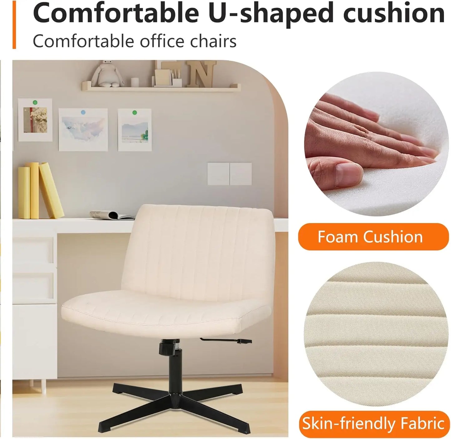Criss-Cross Swivel Chair – Comfort &amp; Focus in One Seat