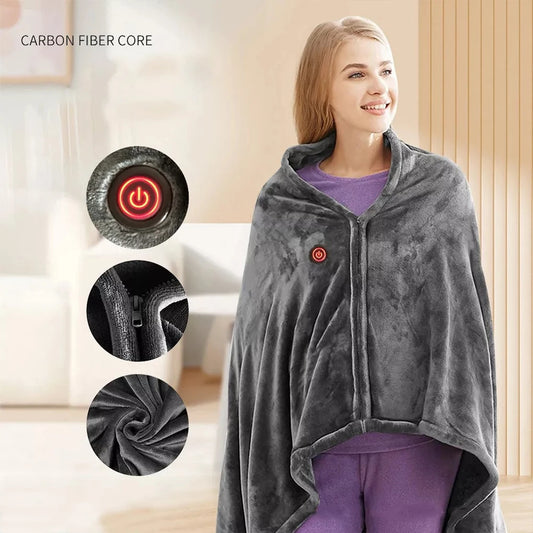 Portable Electric Blanket – Instant Comfort for On-the-Go Warmth